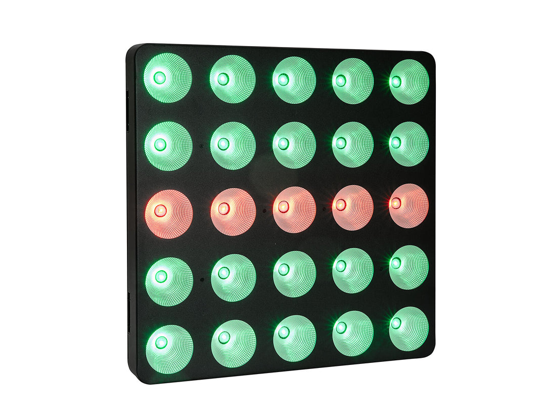 EUROLITE Set 4x LED Pixel Matrix Panel 5x5 RGB/WW + Flightcase with wheels