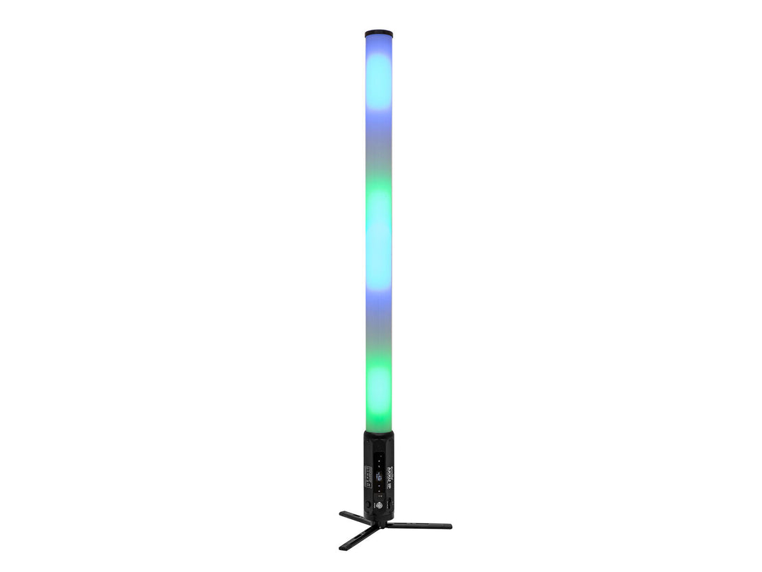 EUROLITE Set 8x AKKU IP Pixel Tube 360° PRO CRMX + Flightcase with wheels and charging function
