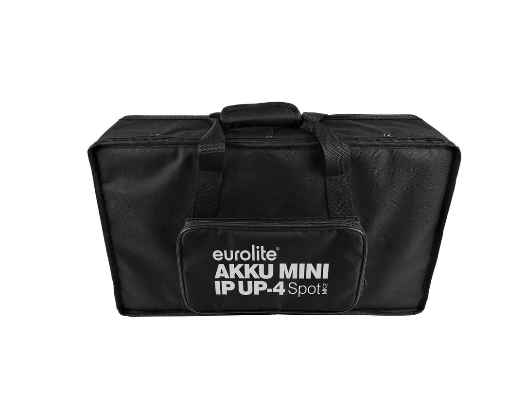 EUROLITE Set 6x AKKU Mini IP UP-4 QCL Spot MK2 + Soft Bag