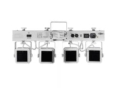 EUROLITE Set LED KLS-180 hvid + BS-2 EU højttalerstativer i hvid
