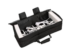 EUROLITE Set LED KLS-180 hvid + BS-2 EU højttalerstativer i hvid
