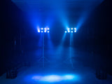 EUROLITE Set LED KLS-180 hvid + BS-2 EU højttalerstativer i hvid
