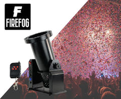Firefog Confetti Cannon 500L konfettikanon med LED og DMX