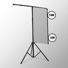 Hardman LS1 lysstativ med tværstang, 1,6 til 2,8 m, 45 kg