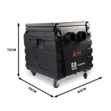 Firefog LF6000 PRO heavy smoke maskine til tøris, 6000 W