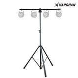 Hardman HLS2 lysstativ med T-bar, 2,5 m, 70 kg, sort
