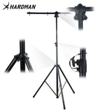 Hardman HLS2 lysstativ med T-bar, 2,5 m, 70 kg, sort