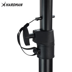 Hardman HLS2 lysstativ med T-bar, 2,5 m, 70 kg, sort