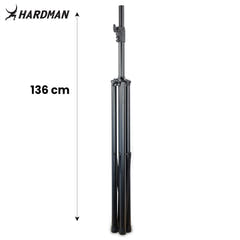 Hardman HLS3 lysstativ med T-bar og automatisk stift, 2,5m