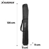 Hardman HLS13 lysstativ med T-bar og taske, 3 m, 70 kg
