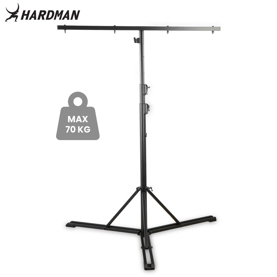 Hardman HLS13 lysstativ med T-bar og taske, 3 m, 70 kg