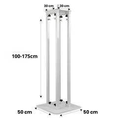 Hardman PTS23W totem, hvid, 100-175 cm