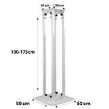 Hardman PTS23W totem, hvid, 100-175 cm