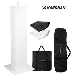 Hardman PTS23W totem, hvid, 100-175 cm