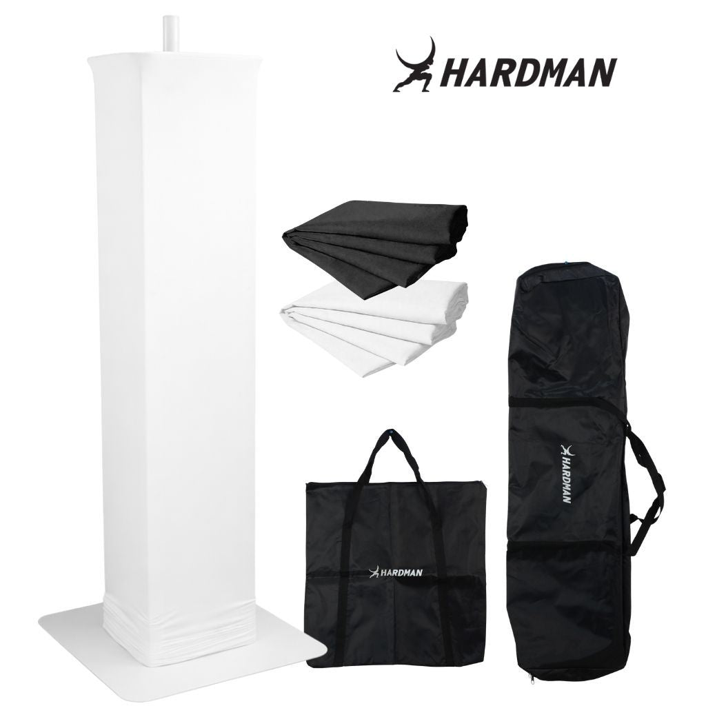 Hardman PTS23W totem, hvid, 100-175 cm