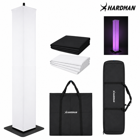 Hardman PTS23B totem, sort, 100-175 cm