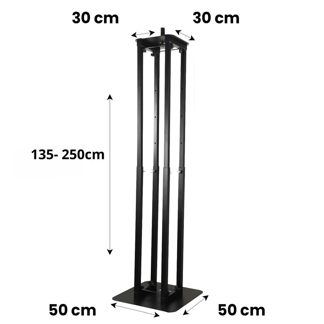 Hardman PTS24B totem, sort, 135-250 cm