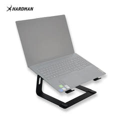 Hardman LSR2 – Sammenklappeligt laptopstativ i aluminium, sort