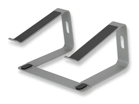 Hardman LSR2 – Sammenklappeligt laptopstativ i aluminium, sølv