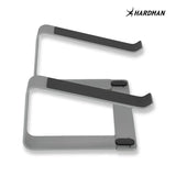 Hardman LSR2 – Sammenklappeligt laptopstativ i aluminium, sølv