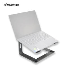 Hardman LSR2 – Sammenklappeligt laptopstativ i aluminium, sølv