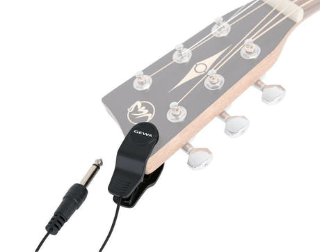 GEWA CM-1 kontaktmikrofon til tuner, clip-on