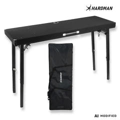Hardman DTS1 foldbart DJ-bord, 154 x 52 cm, med taske