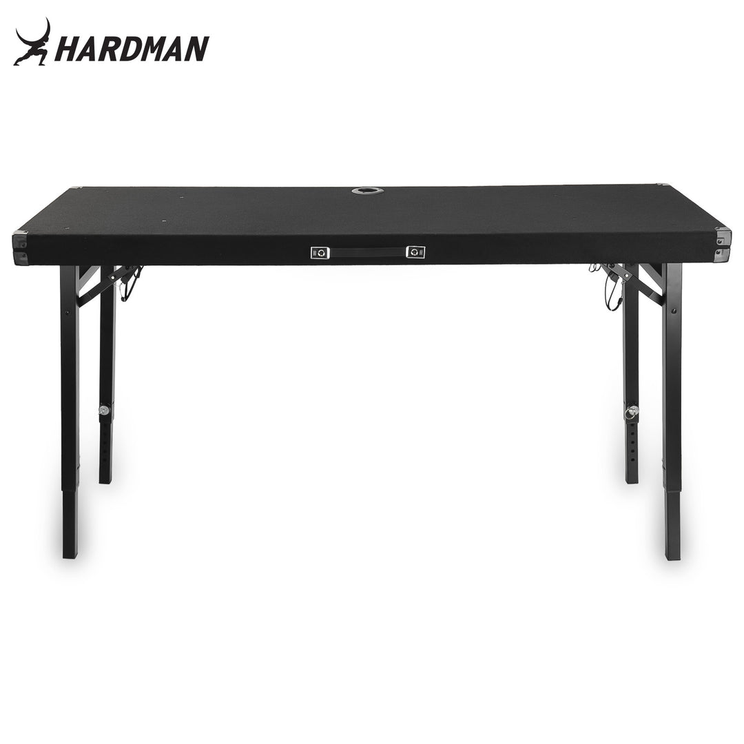 Hardman DTS1 foldbart DJ-bord, 154 x 52 cm, med taske