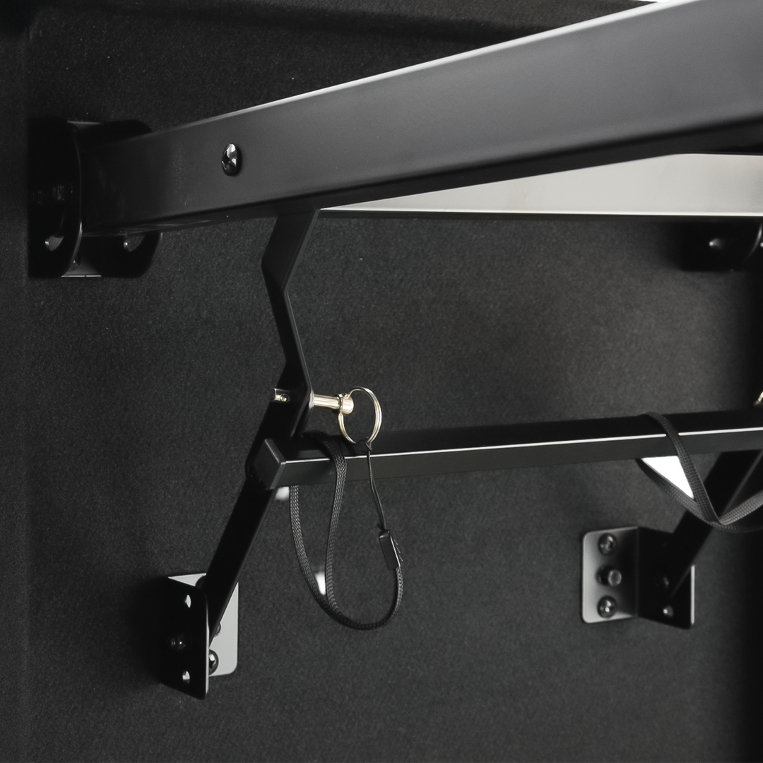 Hardman DTS1 foldbart DJ-bord, 154 x 52 cm, med taske