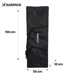 Hardman DTS1 foldbart DJ-bord, 154 x 52 cm, med taske