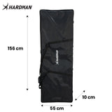 Hardman DTS1 foldbart DJ-bord, 154 x 52 cm, med taske