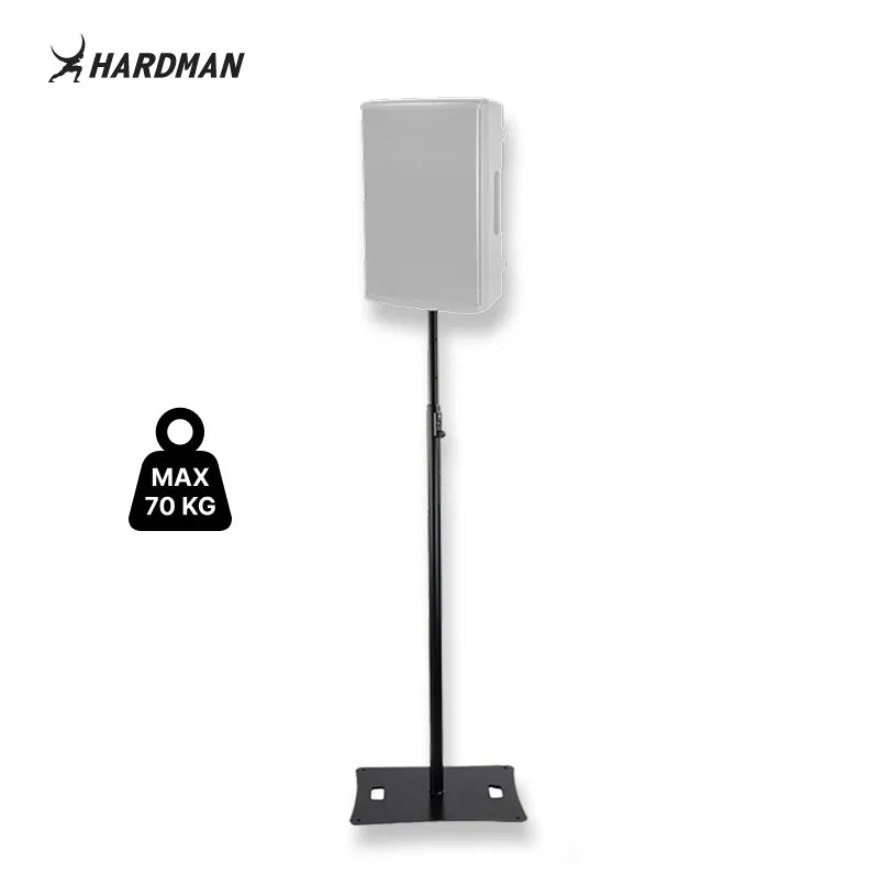 Hardman HLK980-PRO søjlestativ med tung stålbase, 1,3 til 2 m