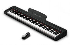 Mielczewski Tiento digitalpiano, sort