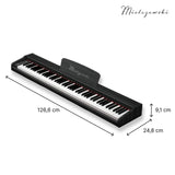 Mielczewski Tiento digitalpiano, sort