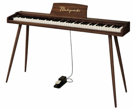 Mielczewski Virelai digitalpiano med metalben, brun
