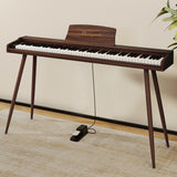 Mielczewski digitalpiano med metalben, brun