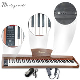 Mielczewski digitalpiano med metalben, brun