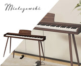 Mielczewski digitalpiano med metalben, brun