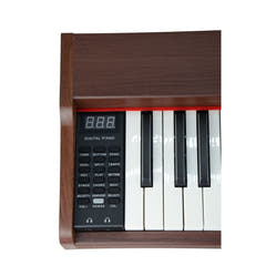 Mielczewski digitalpiano med metalben, brun