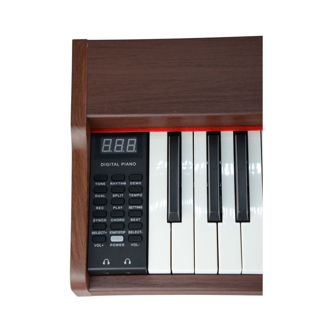 Mielczewski digitalpiano med metalben, brun