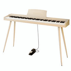 Mielczewski digitalpiano med metalben, beige
