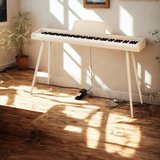 Mielczewski digitalpiano med metalben, beige