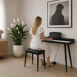 Mielczewski Canzonetta digitalpiano med ben, sort