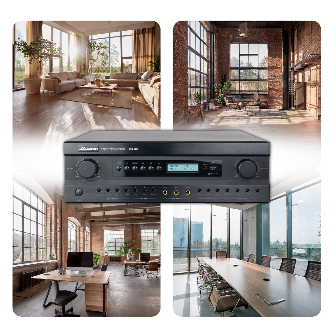 Audioport KC8200 2 x 200 W med DSP