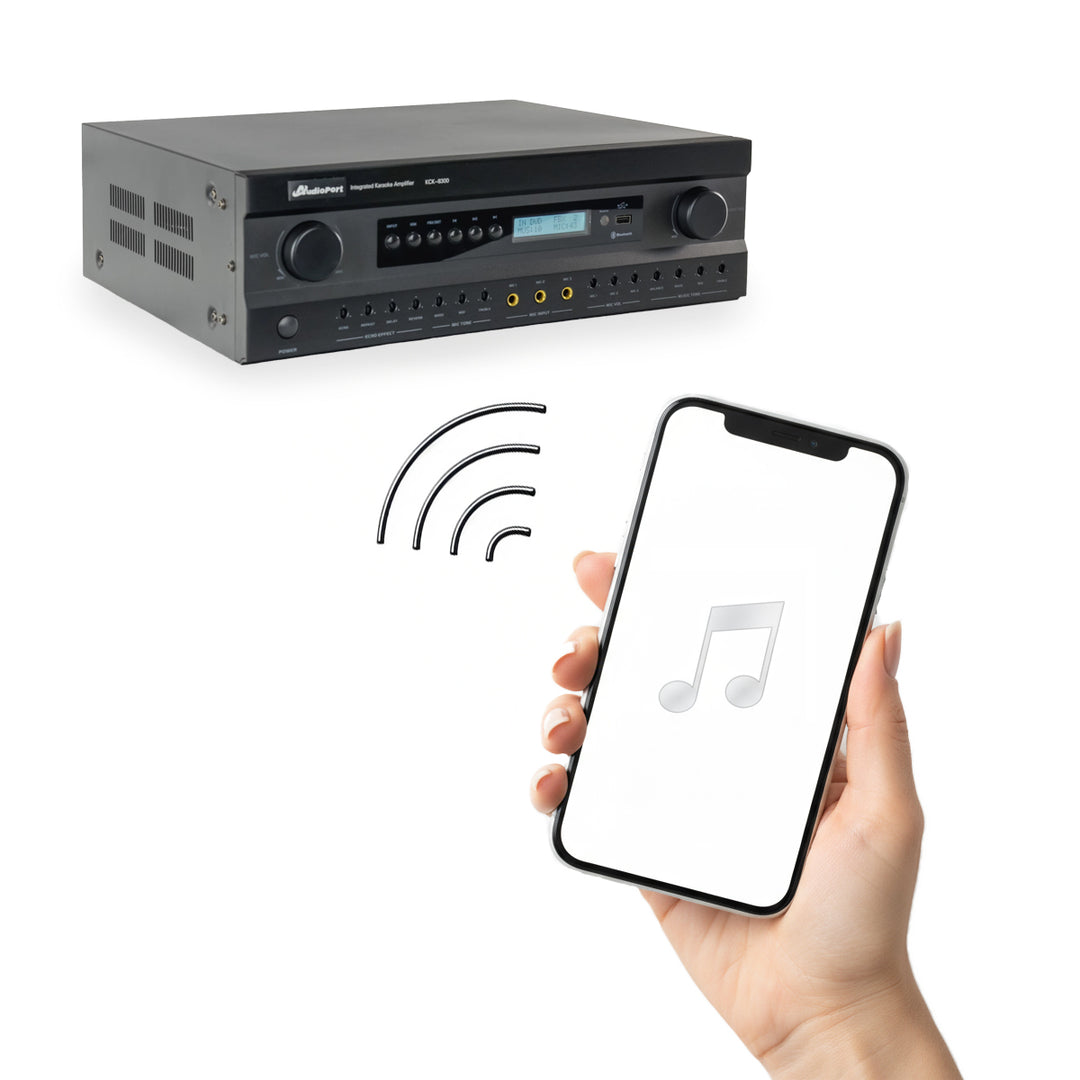 Audioport KC8300 forstærker 2 x 300 W med DSP