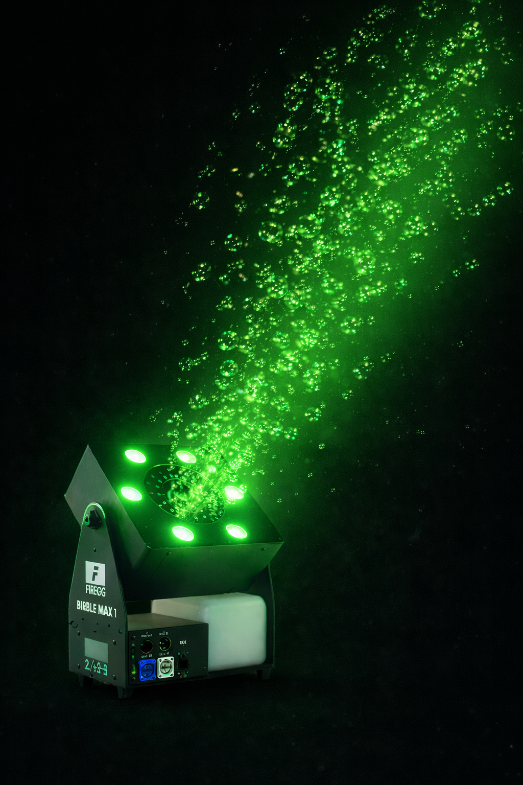 Firefog Bubble Max 1 boblemaskine med LED, DMX og fjernbetjening