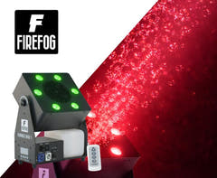 Firefog Bubble Max 1 boblemaskine med LED, DMX og fjernbetjening