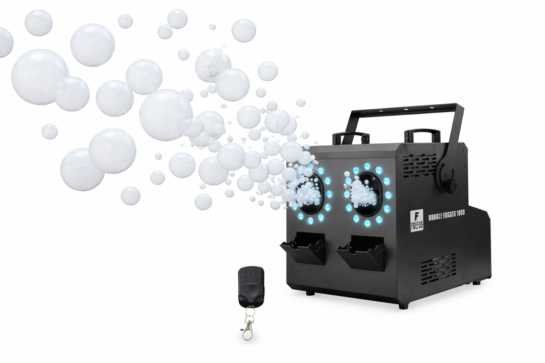 Firefog BUBBLE FOGGER 1000 røg- og boblemaskine med RGBW LED