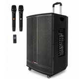 Audioport V15 transportabel aktiv højttaler 500 W med 2 mikrofoner