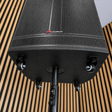 Audioport V15 transportabel aktiv højttaler 500 W med 2 mikrofoner